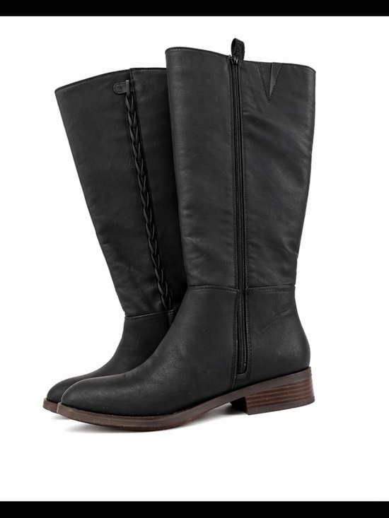 Lucky Brand Shoes - Lucky Brand Black Over-the-Knee Zip Boots